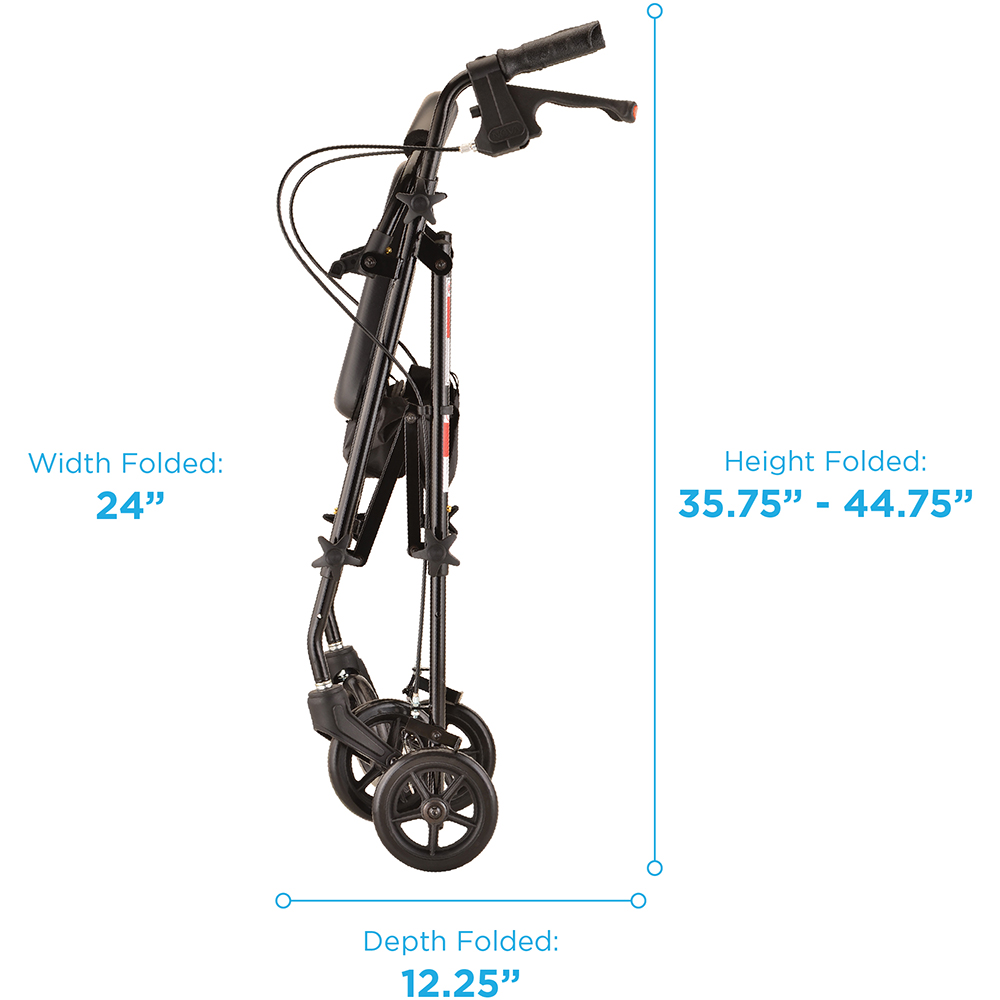 JOURNEY ROLL WLKR STL KD BLACK